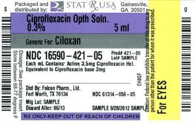 Cipro Opth Soln 3_5 mg Label Image (Cipro Opth Soln 3 5 mg Label)